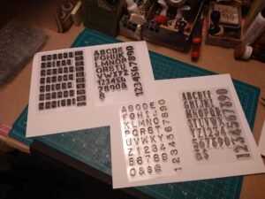 Alphabet Stamps