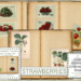 Strawberry Themed Junk Journal Kit