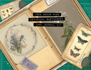 Botanical Sketchbook Junk Journal Kit