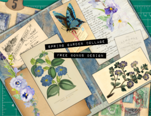 FREE Bonus Page for Spring Garden Collage Pages