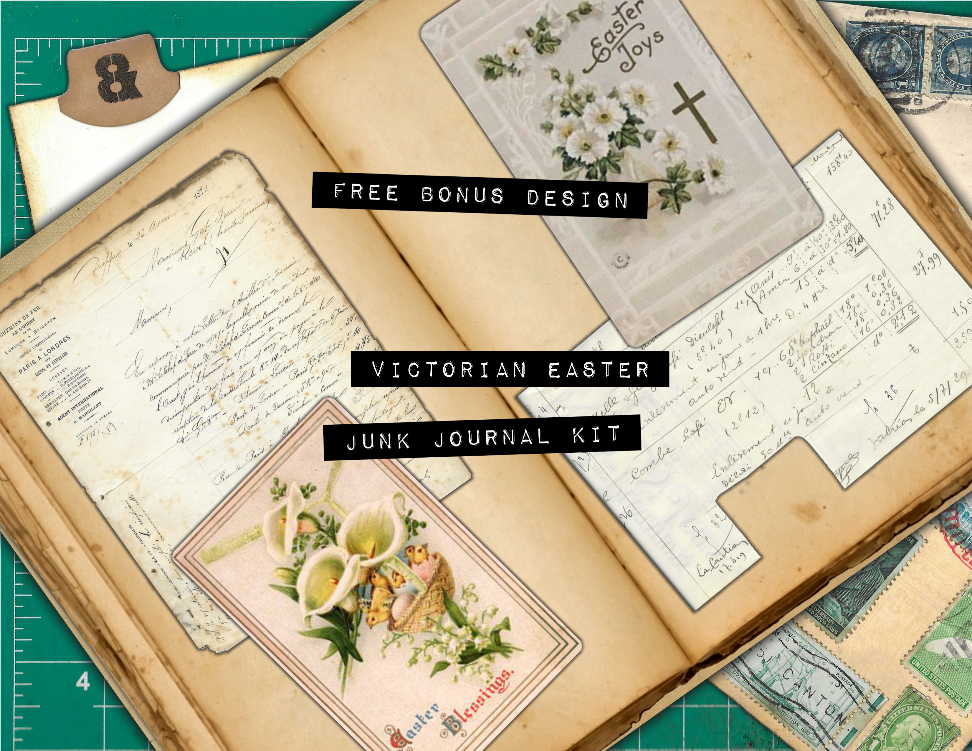 Bonus Design for Victorian Easter Junk Journal Kit