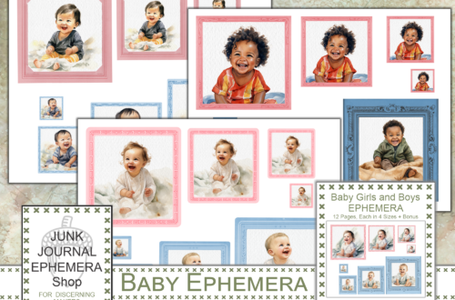 Baby Girls and Boys Ephemera