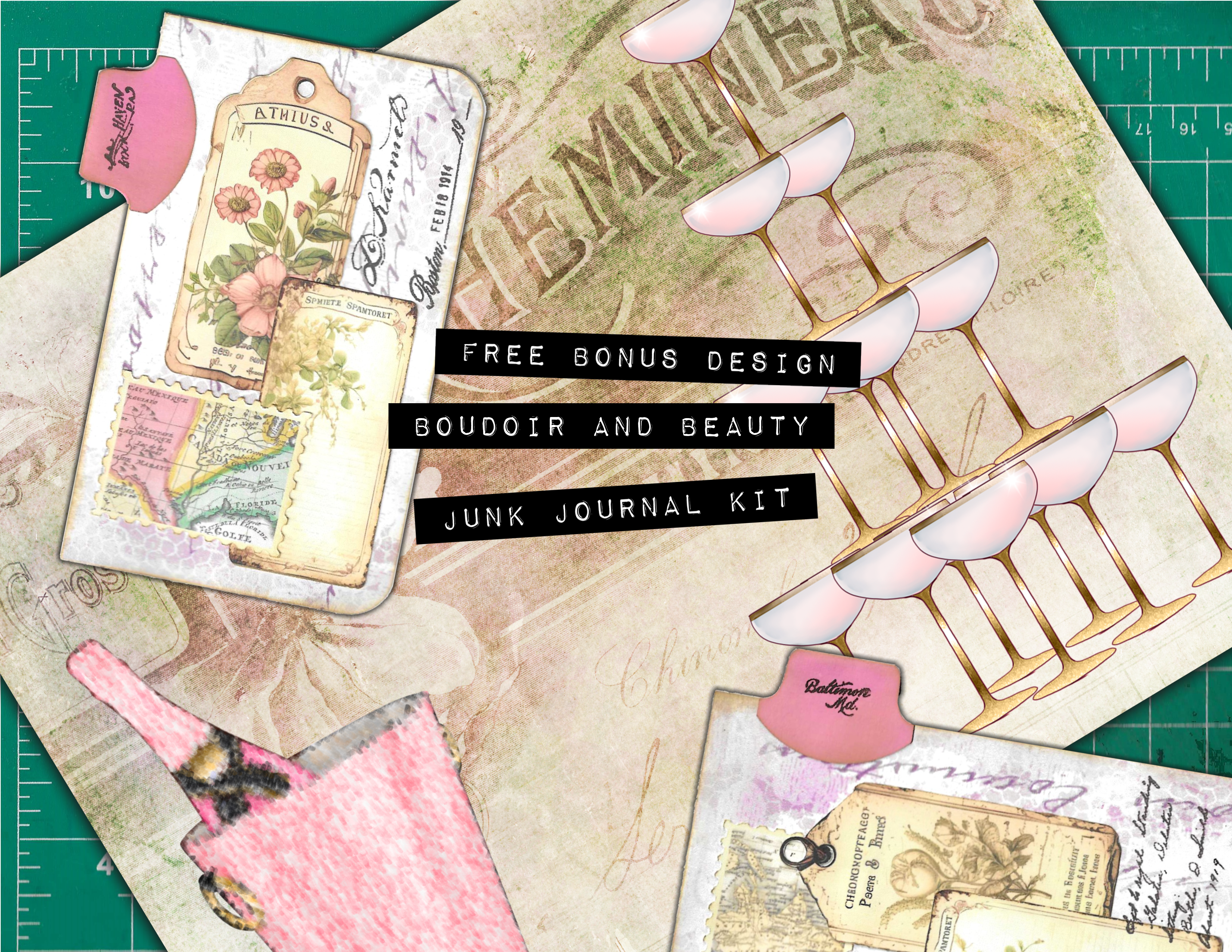 Bonus Design for Boudoir and Beauty Junk Journal Kit