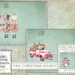 Pink Christmas Advent Calendar Junk Journal Kit