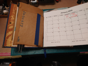 Junk Journal Planner January 2025