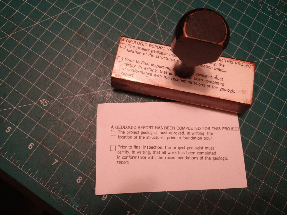 Favorite Vintage Office Stamp