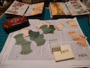 Stamped Whale Tail Tabs