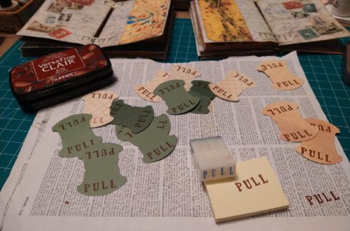 Stamped Whale Tail Tabs