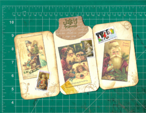 Distressed tape as a design element