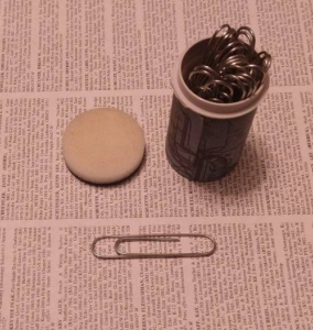Keeping paper clips ready to go for Junk Journals