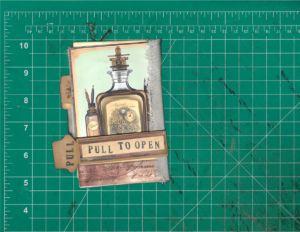 Steampunk Bottle Junk Journal Back Cover