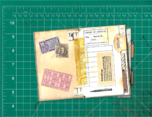 Steampunk Bottle Junk Journal Second Spread