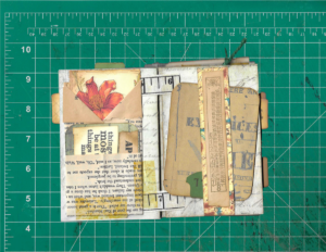 Steampunk Bottle Junk Journal Fourth Spread 