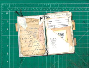 Steampunk Bottle Junk Journal Sixth Spread