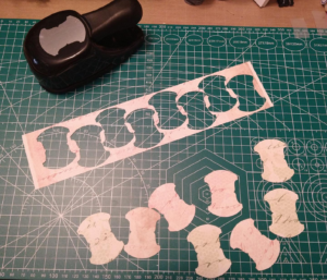 Efficient punches with a Stampin Up Whale Tail punch