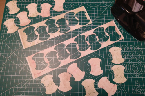 Stampin Up Whale Tail Punch and efficient paper usage